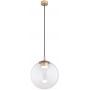 Argon Sacramento 8828 lampa wisząca 1x12 W przezroczysta-złota zdj.1