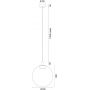 Argon Sacramento 8830 lampa wisząca 1x12 W zielona-szary/popielaty zdj.2