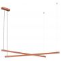 Argon Miami 8837 lampa wisząca 2x74 W brązowa zdj.1