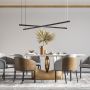 Argon Miami 8838 lampa wisząca 2x74 W czarna zdj.5