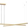Argon Miami 8839 lampa wisząca 2x74 W złota zdj.1
