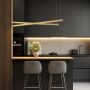 Argon Miami 8839 lampa wisząca 2x74 W złota zdj.5