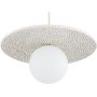 Argon Boll 8949 lampa wisząca 1x6 W biała-opal-granatowa zdj.3
