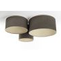 BPS Koncept Boho Ellegant 080068 lampa podsufitowa 3x60 W grafitowa zdj.3