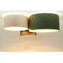 BPS Koncept Boho Ellegant 080077 lampa podsufitowa 3x60 W zielona zdj.2