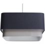 BPS Koncept Kwadro duo KWD008 lampa wisząca 1x60 W szary/popielaty-granatowa zdj.1