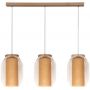 Britop Lighting Vaso Jute 179110374 lampa wisząca 3x15 W przezroczysta zdj.1