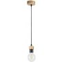 Britop Lighting Clarte 3274174 lampa wisząca 1x60 W czarna zdj.1