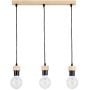 Britop Lighting Clarte 3274374 lampa wisząca 3x60 W czarna zdj.1