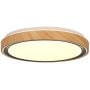 Candellux Aflo 1433932 plafon 1x24 W biały-czarny-drewno zdj.2