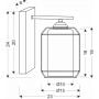 Candellux Jonera 2110186 kinkiet 1x40 W czarny zdj.2