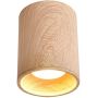 Candellux Tuba 2277165 lampa podsufitowa 1x15 W drewno zdj.1