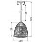 Candellux Sfinks 3143306 lampa wisząca zdj.2