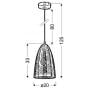 Candellux Sfinks 3143313 lampa wisząca zdj.2