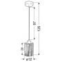 Candellux Cox 3153862 lampa wisząca zdj.2