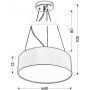 Candellux Kioto 3167739 lampa wisząca zdj.2