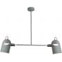 Candellux Gray 3266510 lampa podsufitowa 2x40 W szary zdj.1