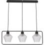 Candellux Niko 3326866 lampa wisząca 3x40 W czarna zdj.1