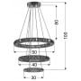 Candellux Lords 3363090 lampa wisząca zdj.2