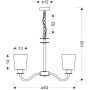 Candellux Schubert 3374232 lampa wisząca zdj.2