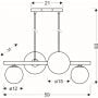 Candellux Kama 3401214 lampa podsufitowa 4x28 W biała zdj.2