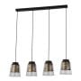 Candellux Fresno 3478124 lampa wisząca 4x40 W złoty zdj.5