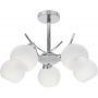 Candellux Amos 3534984 lampa podsufitowa 5x40 W biała-chrom zdj.1