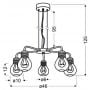 Candellux Gliva 3558669 lampa wisząca zdj.2