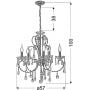 Candellux Aurora 3596152 lampa wisząca zdj.2