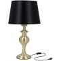 Candellux Prima 4109227 lampa stołowa 1x60 W złoty zdj.1