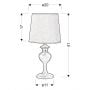 Candellux Berkane 4111749 lampa stołowa zdj.2