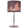 Candellux Manhattan 4155029 lampa stołowa 1x60 W chrom zdj.1