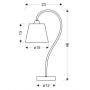 Candellux Luk 4170760 lampa stołowa zdj.2