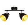 Candellux Aleksandria 9213743 lampa podsufitowa 2x40 W czarna zdj.5