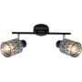 Candellux Bill 9227382 lampa podsufitowa 2x40 W czarna zdj.1