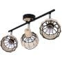 Candellux Tajga 9312227 lampa podsufitowa 3x40 W czarna zdj.5