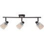 Candellux Agra 9325050 lampa podsufitowa 3x40 W czarna-bursztynowa zdj.1