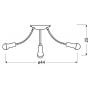 Candellux Arc 9863311 lampa podsufitowa zdj.2