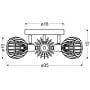 Candellux Atarri 9868118 lampa podsufitowa 3x25 W biały zdj.2