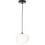 Candellux Stones 3135127 lampa wisząca 1x40 W biała-czarna zdj.1