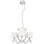 Candellux Ambrosia 3333895 lampa wisząca 3x40 W chrom zdj.1