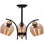 Candellux Merra 3335318 lampa wisząca 3x40 W czarna-bursztynowa zdj.2