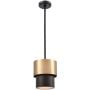 CosmoLight Coburg P01777BR lampa wisząca 1x40 W czarna zdj.1