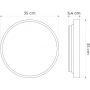 DPM CL10C18W plafon 1x18 W czarny zdj.2