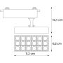 DPM X-Line STR210WW lampa do szynoprzewodów 1x10 W biały zdj.2