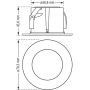 DPM YCB178B lampa przypodłogowa 1x1.2 W czarna zdj.2