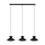 Eglo Grizedale 43886 lampa wisząca 3x40 W czarna-miedź zdj.3