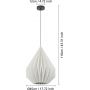 Eglo Minting 43933 lampa wisząca 1x25 W biała zdj.2