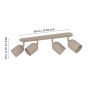 Eglo Tilston 44164 lampa podsufitowa 4x40 W piaskowa zdj.2