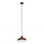 Eglo Auckland 49243 lampa wisząca 1x60 W miedź zdj.1